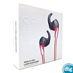 GLOW - LASER LIGHT HEADPHONES / EARPHONES FOR IPHONE / ANDROID 3.5MM PREMIUM RED