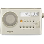 Sangean PR-D4BT AM/FM-pöytäradio, Bluetooth, beige