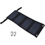 Ahlsen - Chargeur solaire 20W 1.3A 5V taux de conversion élevé solaire 4 sac pliant avec sortie usb chargeur solaire étanche pour téléphone portable