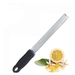 Sollbry - Zesteur d'Agrumes & Râpe à Fromage Manuelle, Râpe Fine pour Parmesan, Citron, Coconut, Muscade, Chocolat et plus, 32cm, Lames Tranchante en