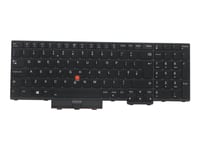 Chicony - Ersättningstangentbord För Bärbar Dator - Med Trackpoint - Bakgrundsbelyst - Qwerty - Brittisk - Svart - Fru - För Thinkpad P15 Gen 1 20St, 20Su  T15g Gen 1 20Ur, 20Us