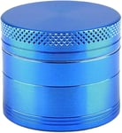 iPEAK Herb Grinders Metal 4 Part Pocket Grinder Portable Spice Mill Mini Blue