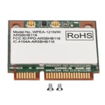 AR9382 verkkokortti 2.4 5GHz 300Mbps lähetys Plug and Play Mini PCIE WiFi-kortti Win 7 8 8.1 10