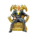 Dc Black Adam Movie - Figurine Black Adam With Throne 18 Cm