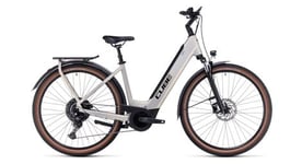 Vtc electrique cube touring hybrid pro 625 easy entry shimano deore 11v 625 wh 700 mm argent pearly 2024