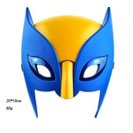 Wolverine Mask, Klor, Kappa Tillbehör Kostym Barn Halloween Maskeradklädsel Luminous mask