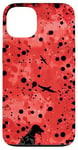 Coque pour iPhone 13 Rouge Pop Art Polka Dots Waterfowl Hunting Camo Design