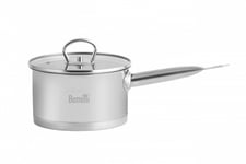 Berretti Berretti - Kastrull I Rostfritt Stål + Lock - Gemini - 16 Cm - 1,8 L