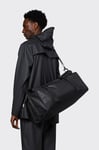 Rains Buckle Rolltop Duffle Bag vanntett 40 liter Black