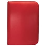 UP - Vivid: 4-Pocket Zippered PRO-Binder - Red