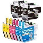 KINGJET LC3219XL Ink Cartridges, for Brother LC3219XL LC3217 LC3219 Ink Multipack, for MFC-J5330DW MFC-J5335DW MFC-J5730DW MFC-J5930DW MFC-J6530DW MFC-J6930DW MFC-J6935DW (Black Cyan Magenta Yellow)