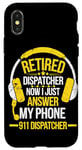 iPhone X/XS Retired Dispatcher Answer Phone 911 Dispatcher Emergency Case