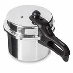 Tower Aluminium Pressure Cooker with Hi Dome Lid, 6 Litre, Silver - Brand New