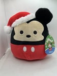 Christmas Mickey Mouse Squishmallow Disney 8" Plush Soft Toy NEW UK Mickey