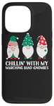 iPhone 13 Pro Chilling With My Marching Band Gnomies Funny Gnome Xmas PJs Case