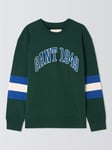 GANT Logo Colour Block Sweatshirt, Evening Blue