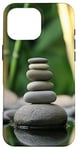 Coque pour iPhone 16 Pro Max Zen Garden Stones Bambou Serenity Mindfulness