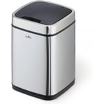 Durable No Touch -soptunna med sensor, 6L, silver