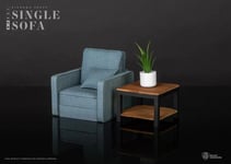 Diorama Props Series Accessoires Pour Figurines Single Sofa Set