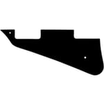 Plaque Pickguard Gaucher noir 1Ply pour Gibson Les Paul, Humbucker