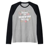 Women Because I'm Henrietta That's Why Woman Raglan Baseball Tee