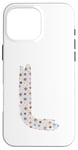 Coque pour iPhone 16 Pro Max Lettre rétro en gras étoiles – L – Design – Alphabet – Marqueur