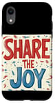 Coque pour iPhone XR Belle tenue de discours Share the Joy