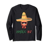 Funny Mexican Amigo #2 Group Matching DIY Halloween Costume Long Sleeve T-Shirt