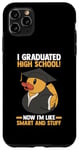 Coque pour iPhone 11 Pro Max Graduation du lycée Duck