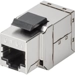 Goobay Coupleur RJ45 Keystone Cat 6a STP - 500 MHz - Raccord modulaire Keystone CAT 6a STP ( Catégorie : Connectique RJ12 et RJ45 )