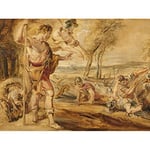 Artery8 Peter Paul Rubens Cadmus Sowing Dragons Teeth Large Wall Art Poster Print Thick Paper 18X24 Inch