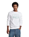 G-STAR RAW Men's RAW. Sweatshirt, White (white D23124-B782-110), XS