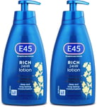 E45 Rich Lotion 400ml X 2