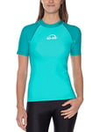 iQ-Company IQ UV 300, Vêtement Anti-UV T-Shirt Femme Caribéenne FR : XS (Taille Fabricant : XS (36))