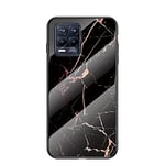 Hülle® Gradient Color Anti-Scratches Glass Case Compatible for Realme 8 Pro/Realme 8 4G (5)