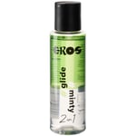 Eros 2 in 1 Minty Silikonipohjainen Liukuvoide 100 ml - Kirkas