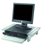 FELLOWES MONITOR RISER - PIED POUR MONITEUR - NOIR, ARGENTÉ(E)