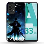 Coque pour Samsung Galaxy A33 5G Manga Attaque Titans Levi