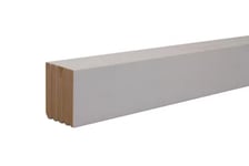 Plinthe arêtes vives MDF prépeint 200 x 7 cm, ép.10 mm (vendu par lot de 5)