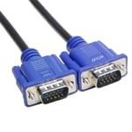 Vga À Vga Câble, 1.5 M / 5 Pieds Vga Mâle Vers Mâle Vidéo Extension Câble Vga Adaptateur Pour Ordinateur Pc À Moniteur Écran Projecteur Avec Vga Prise Port