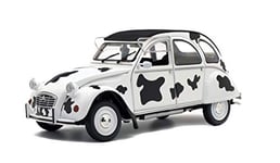 SOLIDO- Voiture Miniature de Collection, 421184860, Blanc/Noir/Gris