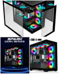 BOITIER PC GAMER SPARK DARK ARGB EDITION RGB ATX, mATX et ITX avec 9 ventilateurs inclus SPIRIT OF GAMER TOUR D¿ORDINATEUR GAMER