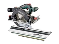 Metabo Set Ks 18 Ltx 57 Batteridrevet, Håndholdt Rundsav 165 Mm Uden Batteri, Kuffert, Inkl. Kappeskinne, Inkl. Parallelanslag 18 V - Solo