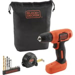 Perceuse/visseuse sans fil BLACK+DECKER BDCD8GPA - 5 Ah - 2 batteries - 10 mm - 400 Tr/min