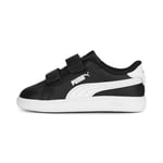 PUMA Unisex Baby Smash 3.0 L V Inf Baskets, Puma Black Puma White, 20 EU