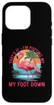 Coque pour iPhone 16 Pro Flamant rose mignon pour filles femmes amoureux des oiseaux drôles