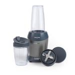 Salter EK2002V4SILVER NutriPro 1000 Blender – Portable Smoothie Maker, Healthy Juicer, Nutrient Extractor, 2 Travel Blending Cups (800ml/1L), Ideal for Soups/Baby Food, Stainless Steel Blade, 1000W