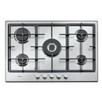 Whirlpool GMA7522/IX - 75cm wide - 5 Burner Gas Hob with Front Knobs, St/Steel