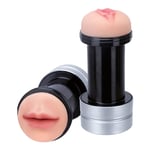 Male Masturbator Soft Mouth & Vagina 2in1 Hummer Sex Toys For Men