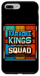 Coque pour iPhone 7 Plus/8 Plus Karaoke Kings Squad Singing Party Fun Group Talent -